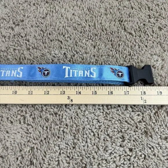 Tennessee Titans Double-Sided Blue NFL Large 1” Dog Pet Collar - Picture 4 of 5